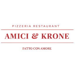 Pizzeria Restaurant Amici & Krone logo.